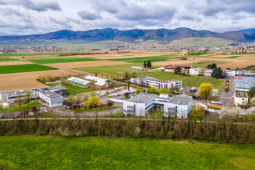 Vue aérienne du biopôle