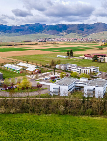 Vue aérienne du biopôle