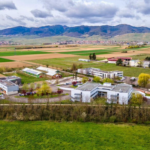 Vue aérienne du biopôle